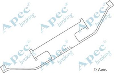 APEC BRAKING kit512 -  Комплектующие, тормозные колодки